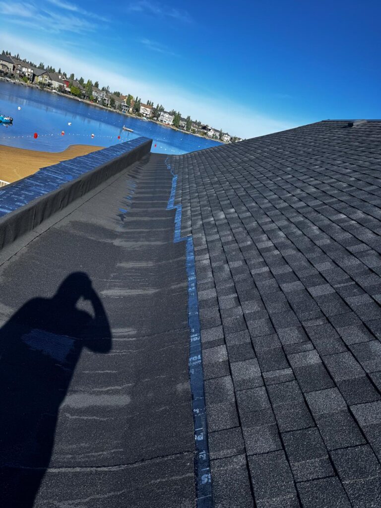 auburn bay residents association calgary commercial flat and shingle roof system and parapet wall flashing working together
