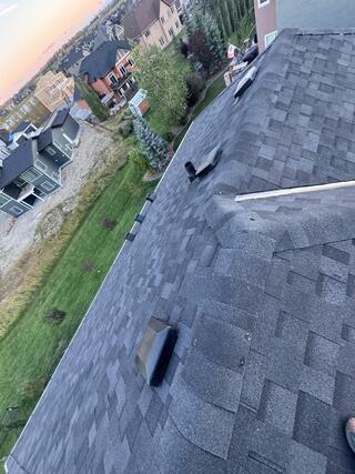 final inspection post shingle roof completion