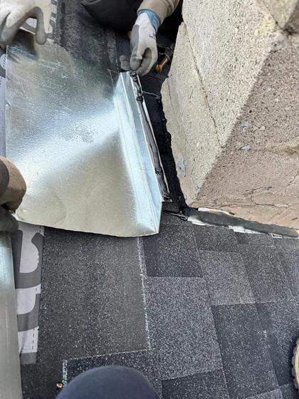 Chimney flashing replacement galvanized flashing post old chimney flashing failure